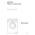 JOHN LEWIS JLWM1603 Owners Manual