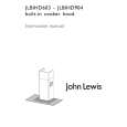 JOHN LEWIS JLBIHD603 Owners Manual